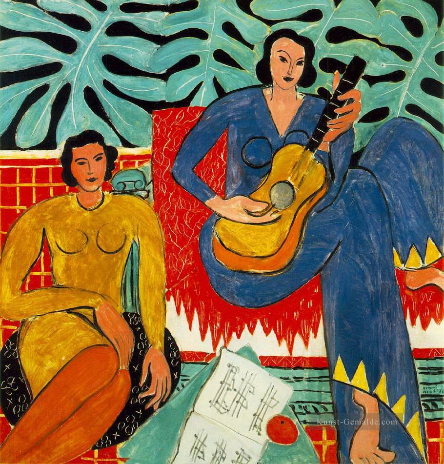 La Musique Musik 1939 abstrakter Fauvismus Henri Matisse Ölgemälde